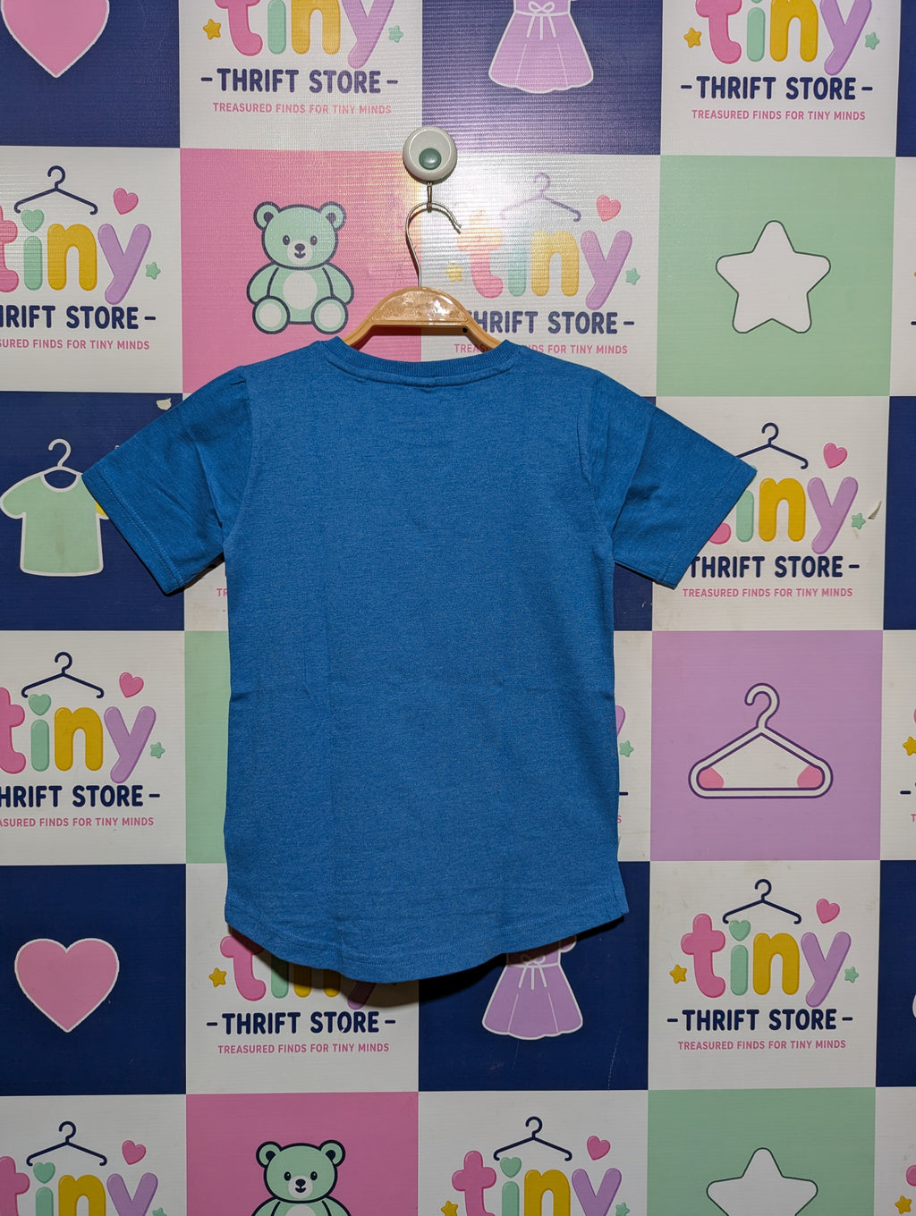 Next Boys Blue "Mickey Mouse" Graphic T-Shirt - Size 5-6 Years (Estimated Age 5-6 Years) AB2