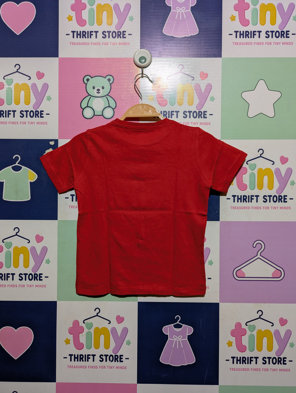 Inextenso Boys Red "Manhattan Team" Basketball Graphic Tee - Size 5 Years (Estimated Age 5 Years) AB2