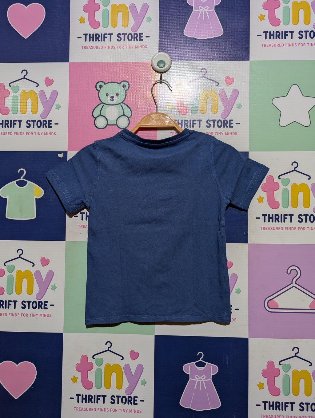 Inextenso Boys Blue "BKLYN T-Rex" Graphic Tee - Size 5 Years (Estimated Age 5 Years) AB2