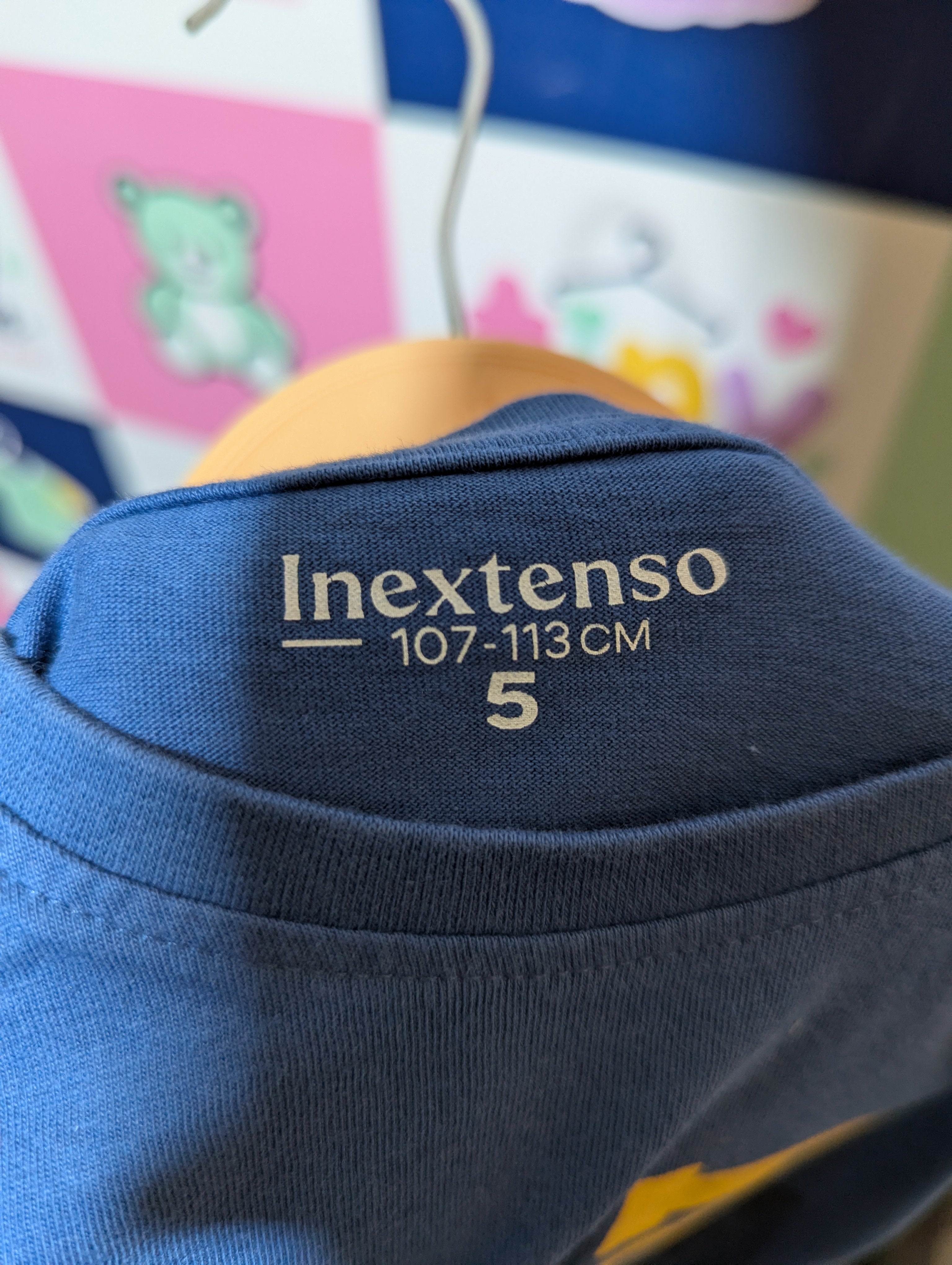 Inextenso Boys Blue "BKLYN T-Rex" Graphic Tee - Size 5 Years (Estimated Age 5 Years) AB2