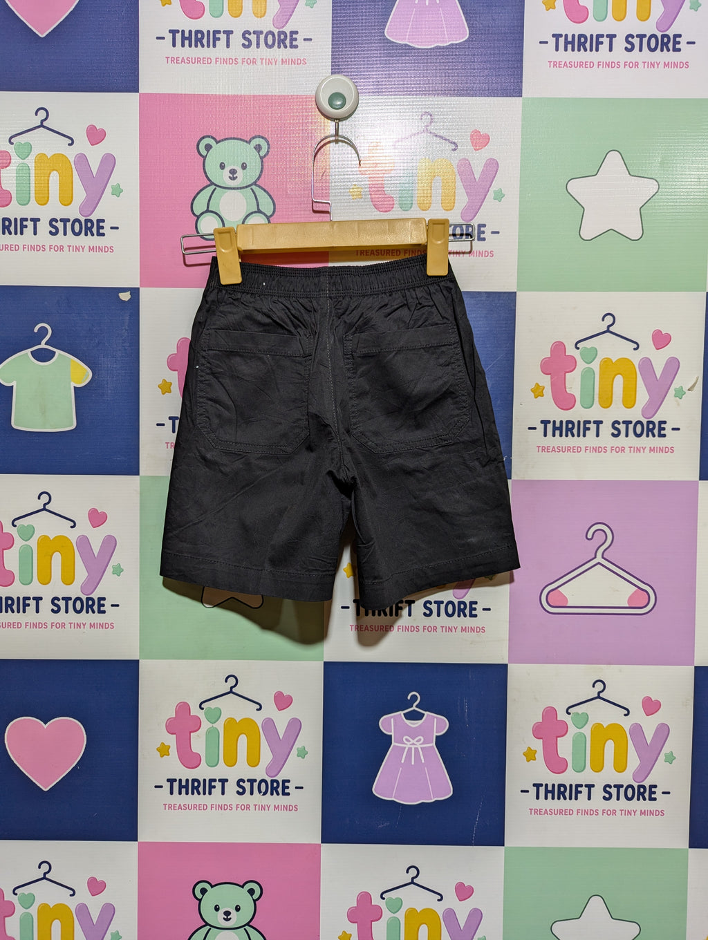 GU Boys Charcoal Grey "Everyday Comfort" Shorts - Size Estimated Age 6-7 Years AB2