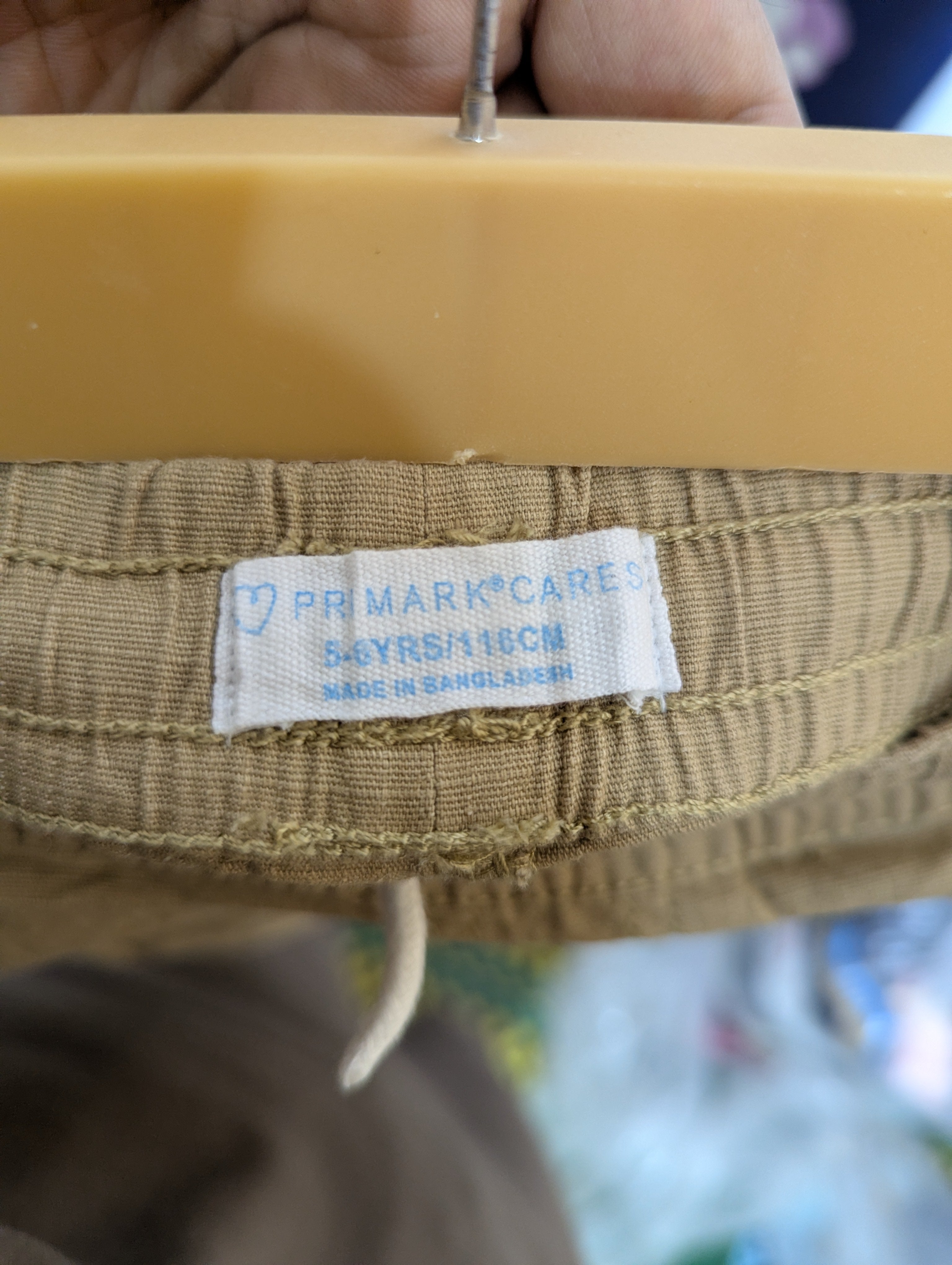 Primark Boys Khaki "Utility" Cargo Shorts - Size 5-6 Years (Estimated Age 5-6 Years) AB2
