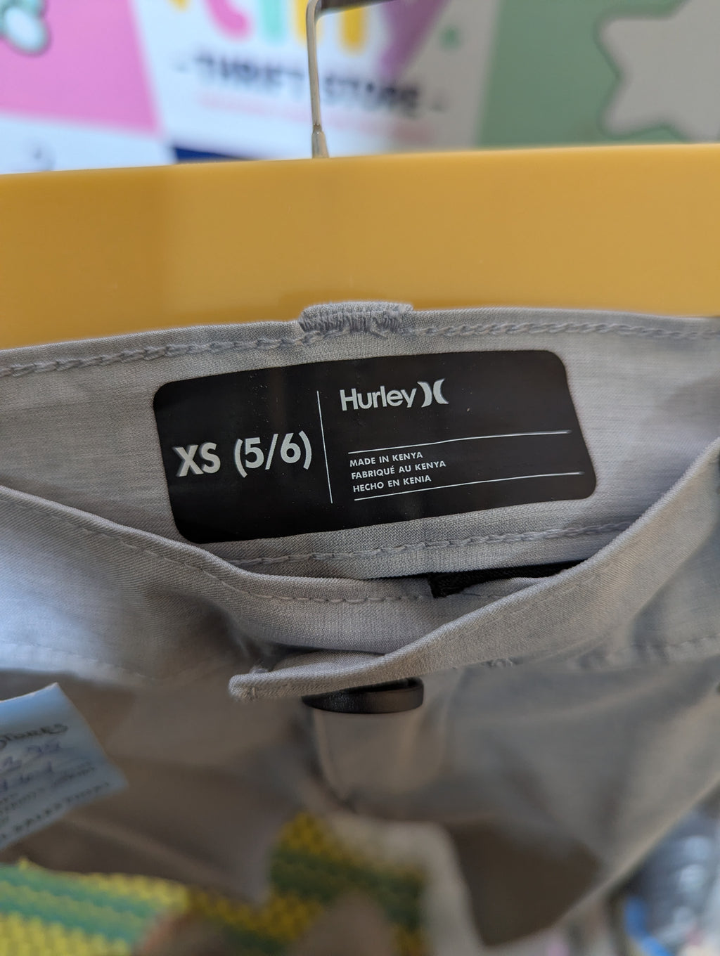 Hurley Boys Heather Grey "Modern Performance" Walk Shorts - Size XS (Estimated Age 5-6 Years) AB2