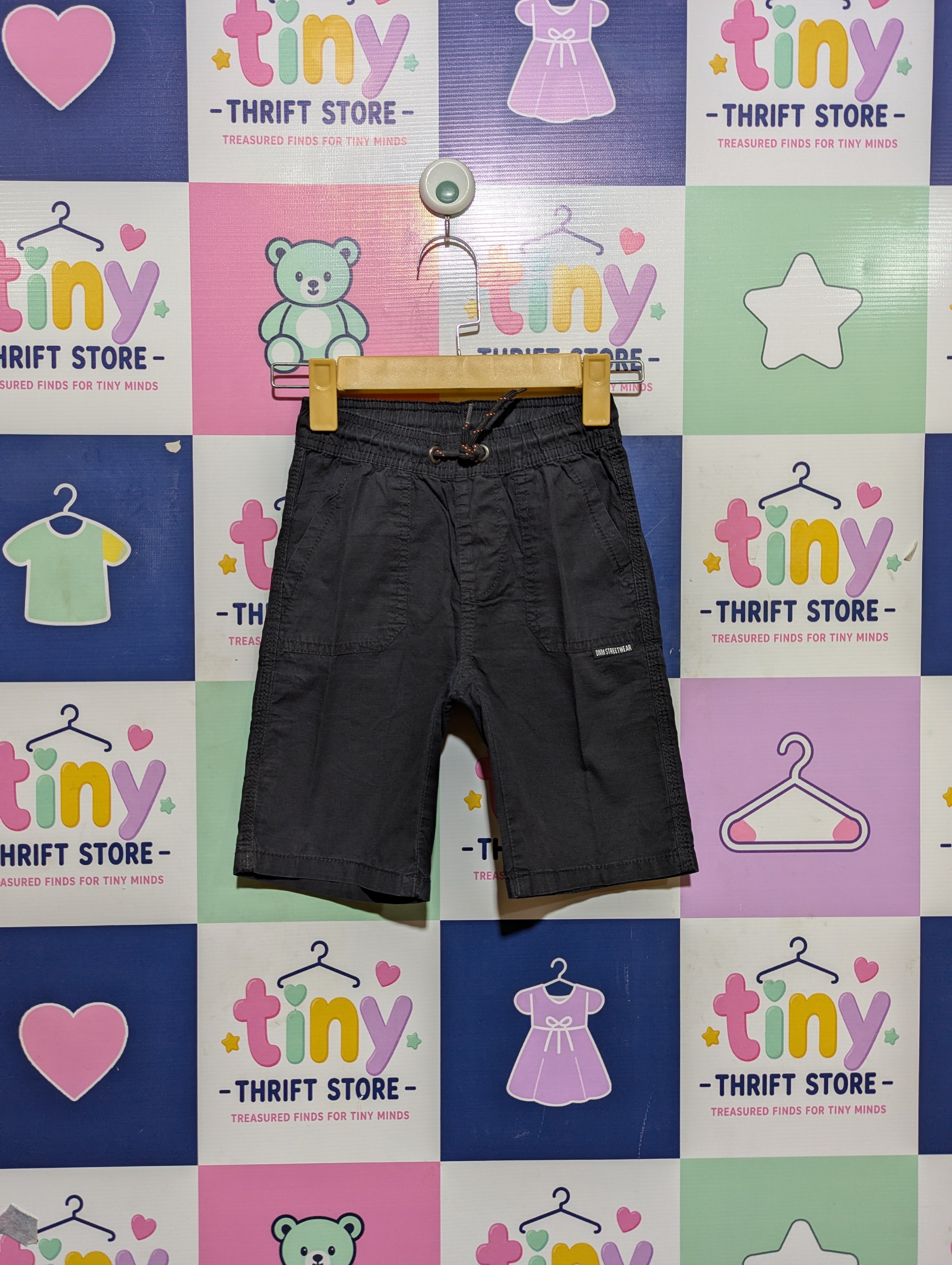 Urban Pipeline Boys Charcoal Grey Casual Shorts - Size 110/116 CM (Estimated Age 5-6 Years) AB2