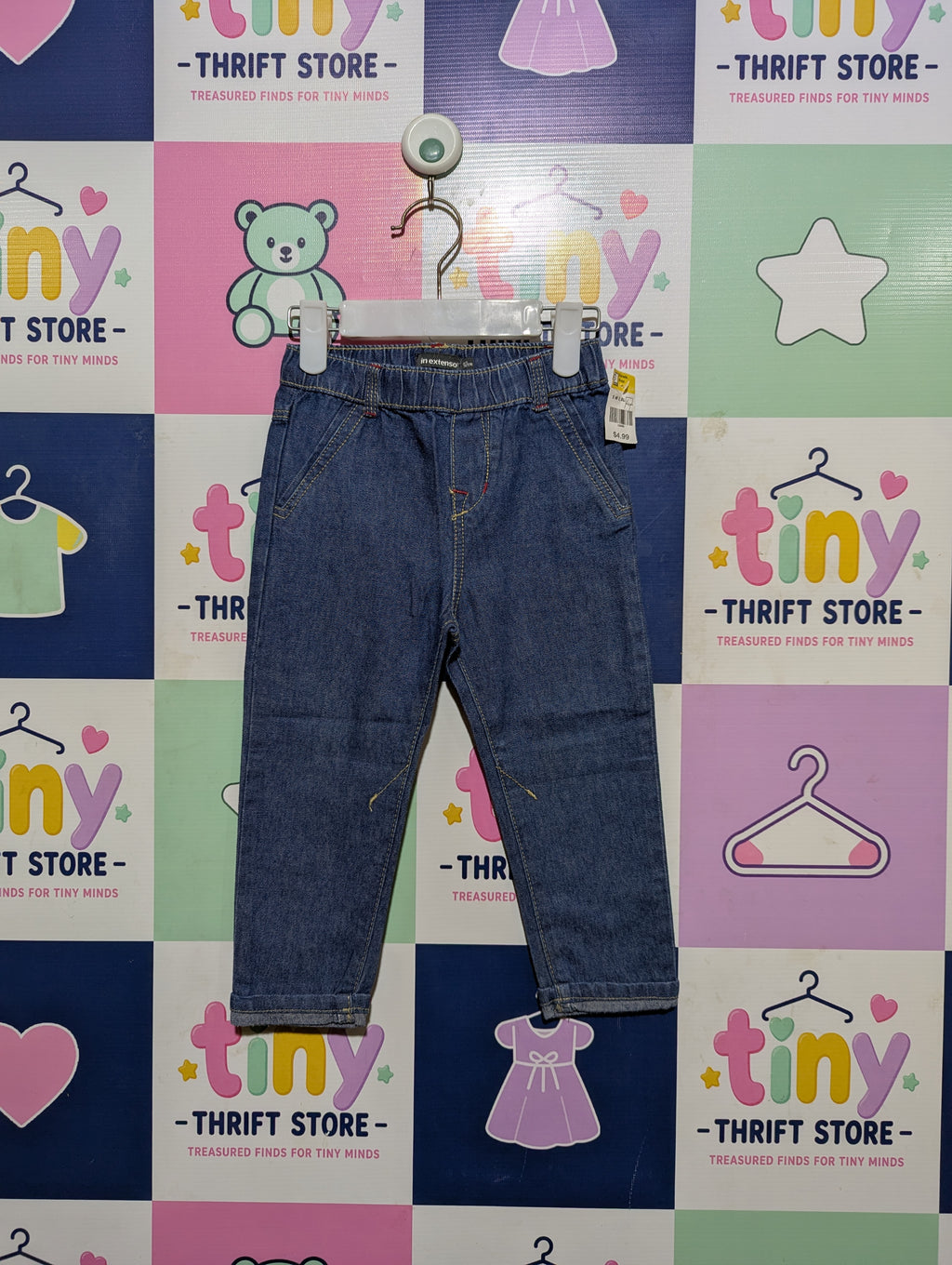 In Extenso Boys Blue Denim Casual Trousers - Size Estimated Age 2-3Y AB2