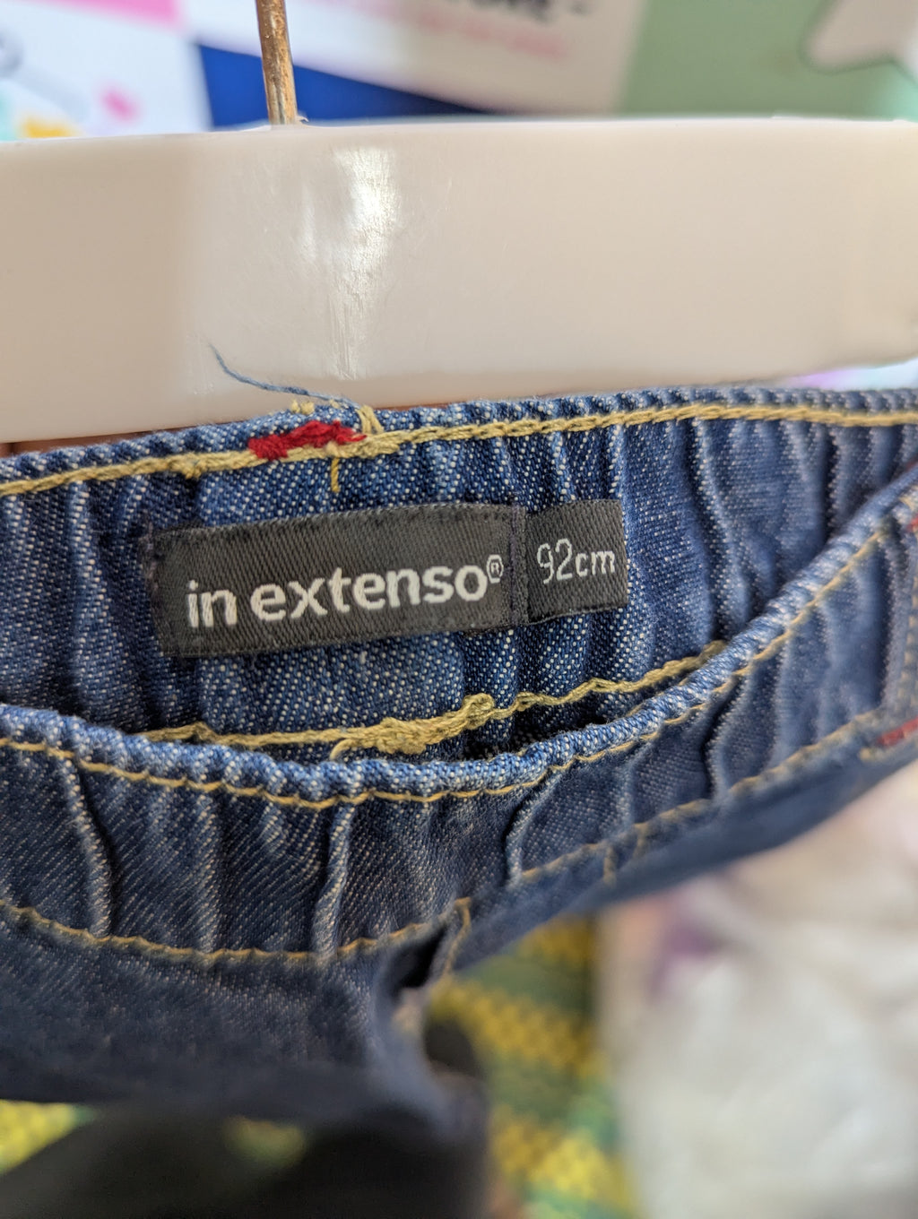 In Extenso Boys Blue Denim Casual Trousers - Size Estimated Age 2-3Y AB2