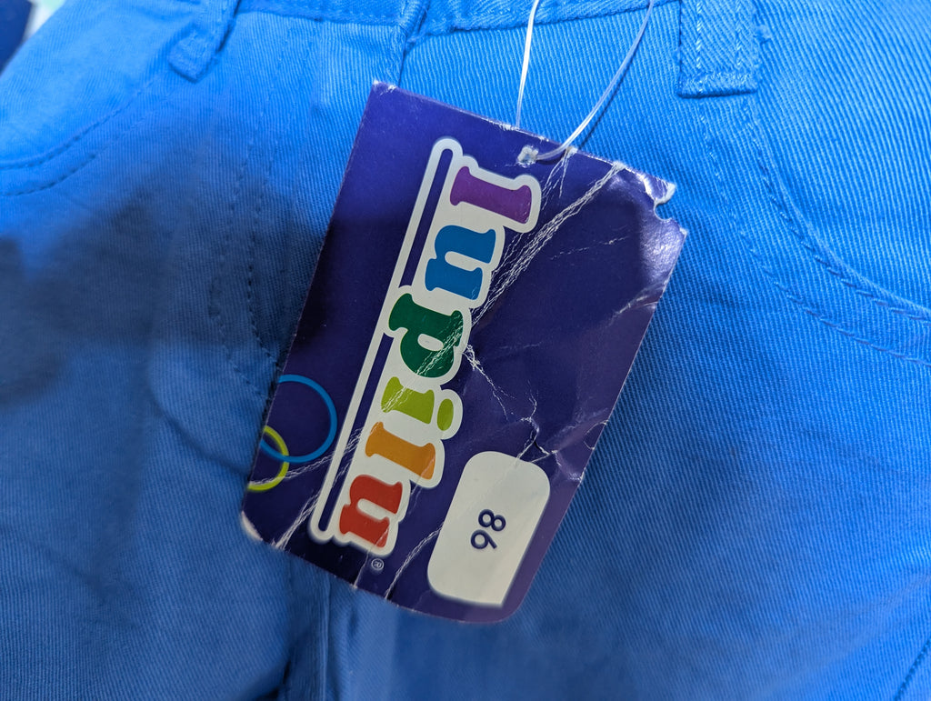 Lupilu Girls Vibrant Blue Casual Pants - Size Estimated Age 1.5-2 Years AB2