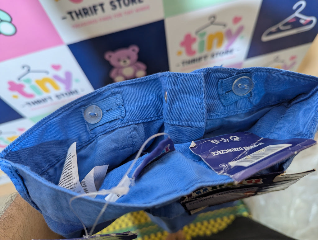 Lupilu Girls Vibrant Blue Casual Pants - Size Estimated Age 1.5-2 Years AB2