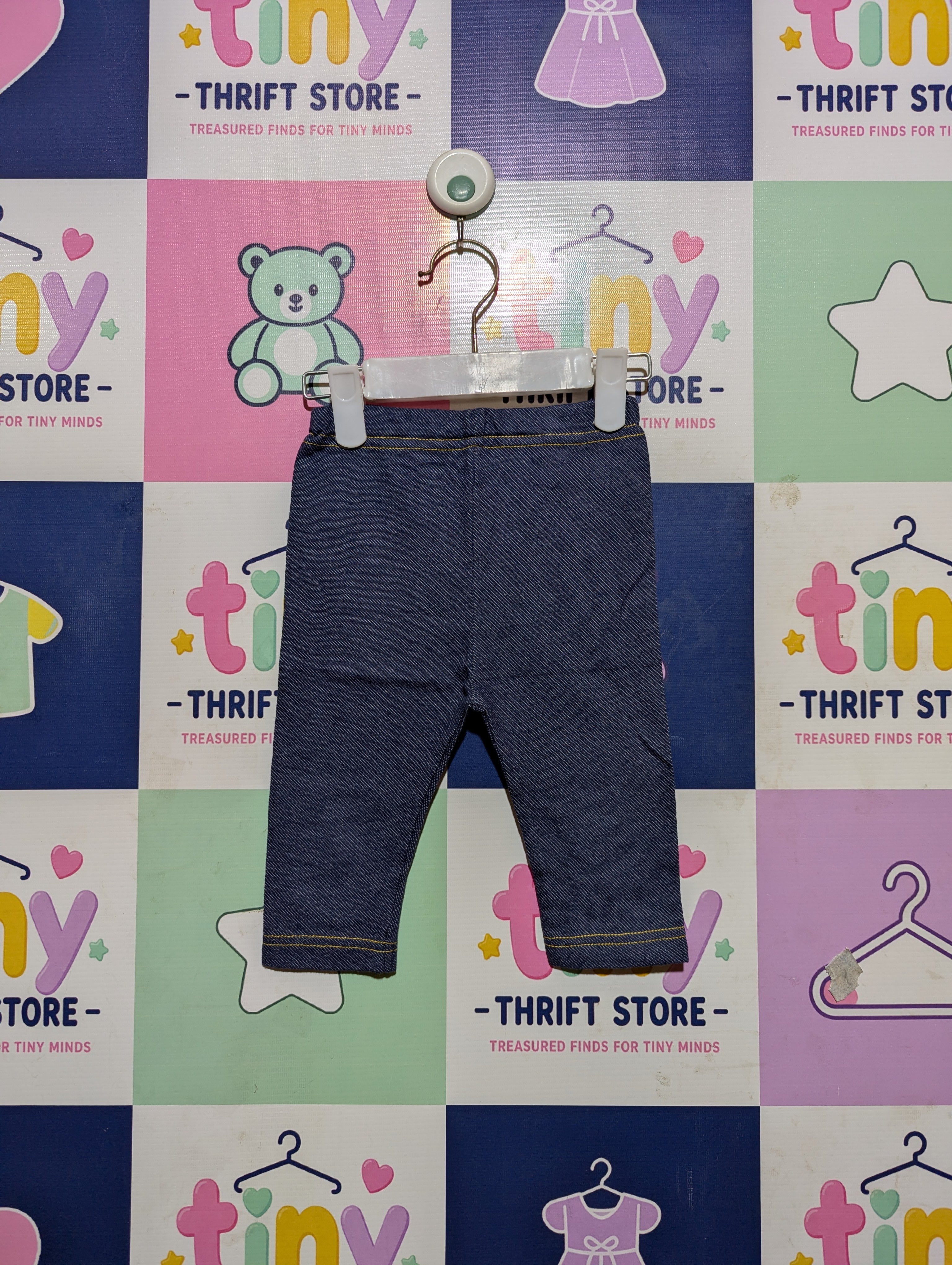 Elfindoll Classic Boys Denim-Style Pull-On Stretch Trousers - Size Estimated Age 2 Years AB2
