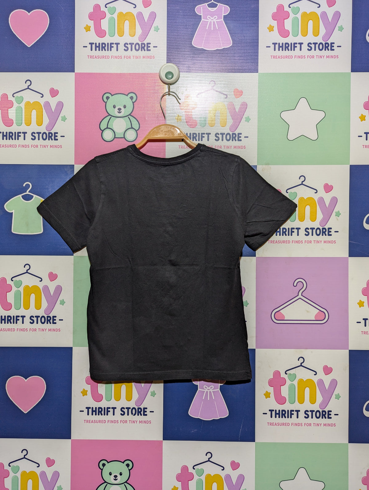 Primark Boys Dark Charcoal "NYC" Short Sleeve Tee - Size 7-8 Yrs (128 cm) Estimated Age 7-8 Years AB2