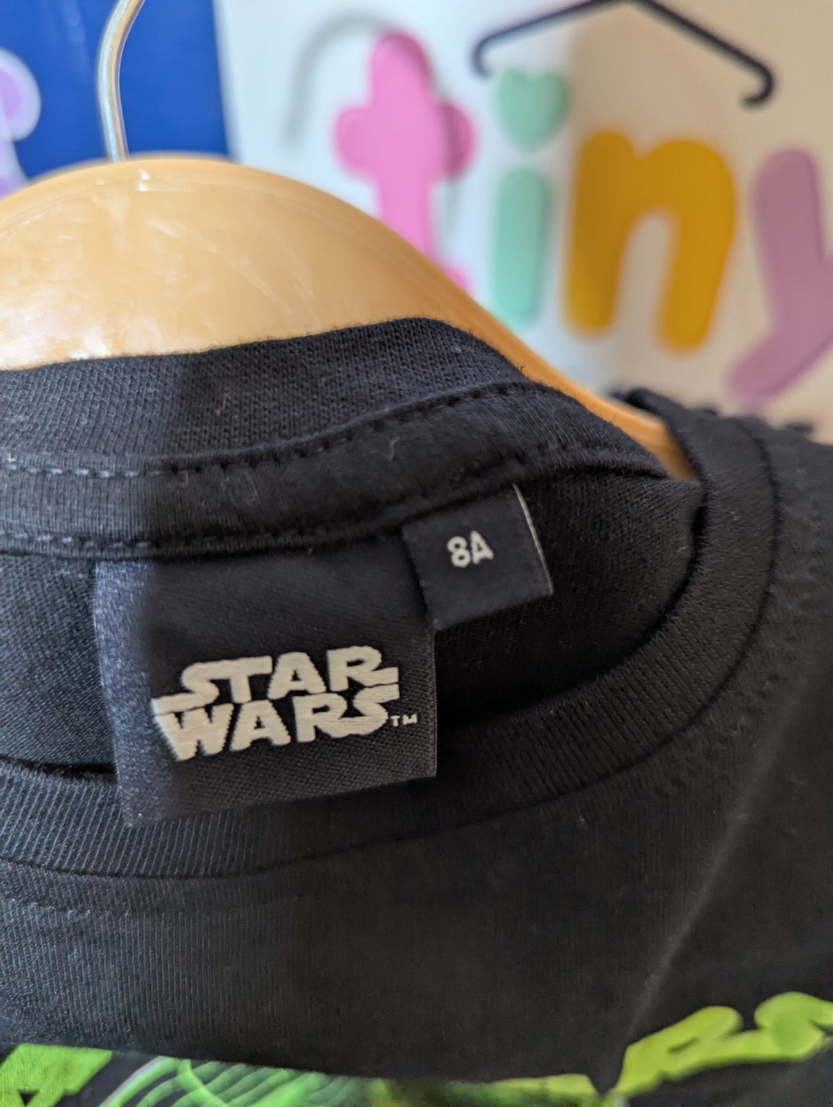 Star Wars Boys Black "Stormtrooper" Graphic Short Sleeve Tee - Size 8A Estimated Age 8 Years AB4