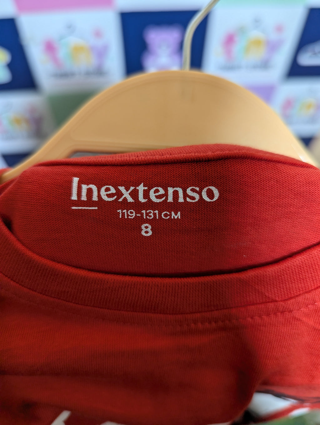 Inextenso Boys Red "Best Jump BMX Nose Manual" Skatepark Graphic Short Sleeve Tee - Size 8 Estimated Age 8 Years AB2