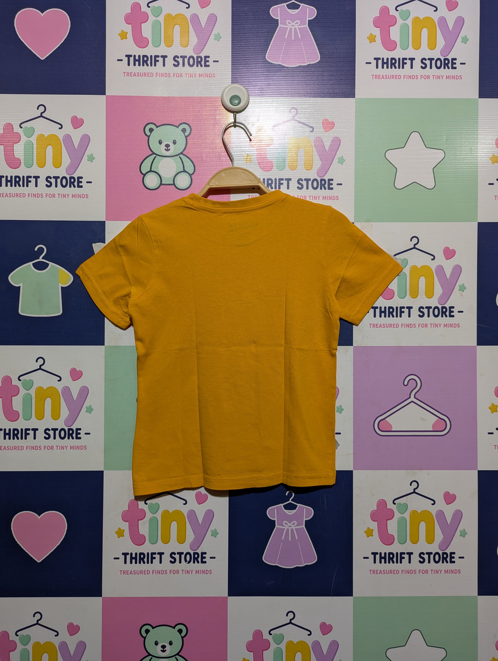 Pokémon Boys Mustard Yellow "Gotta Catch 'Em All" Graphic Short Sleeve Tee - Size Estimated Age 7 Years AB2