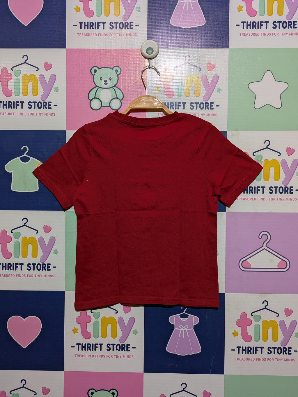 Kiabi Boys Red "No Need To Choose" Skateboard Graphic Tee - Size Estimated Age 10 Years AB2