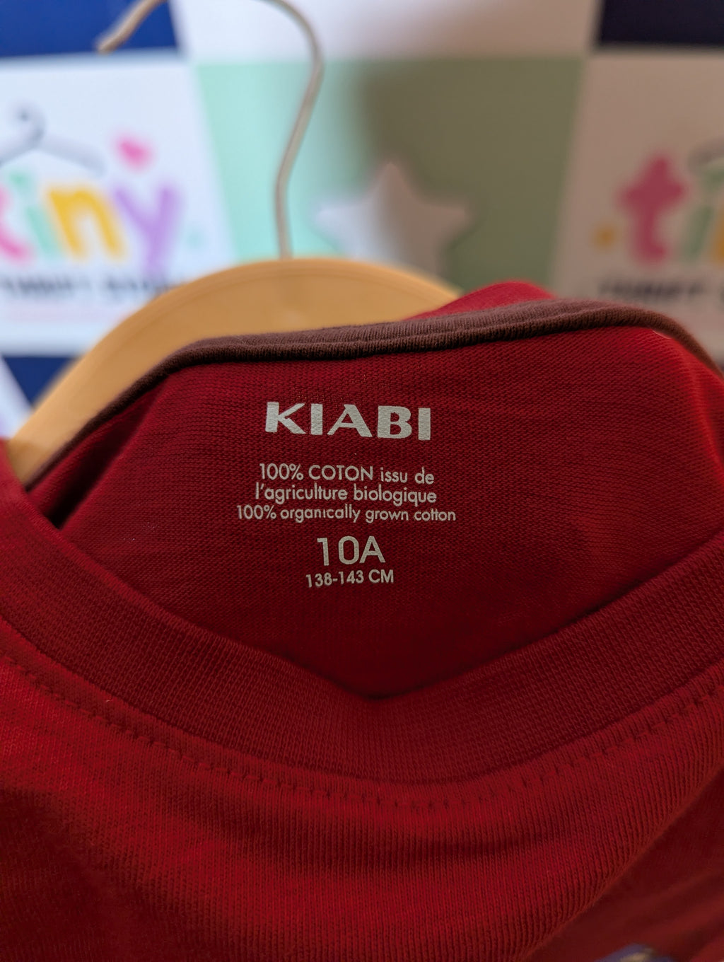 Kiabi Boys Red "No Need To Choose" Skateboard Graphic Tee - Size Estimated Age 10 Years AB2