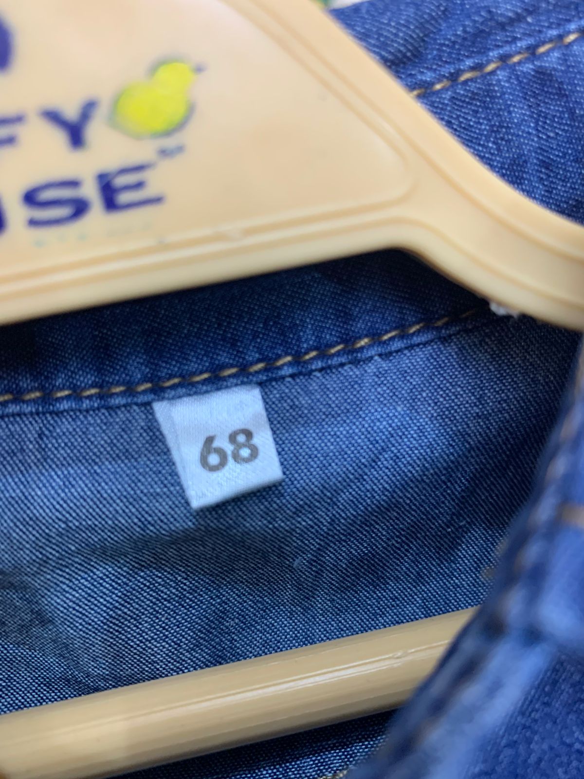 Baby Boy Classic Indigo Denim Shirt - Size 68 (3-6 Months) AB1
