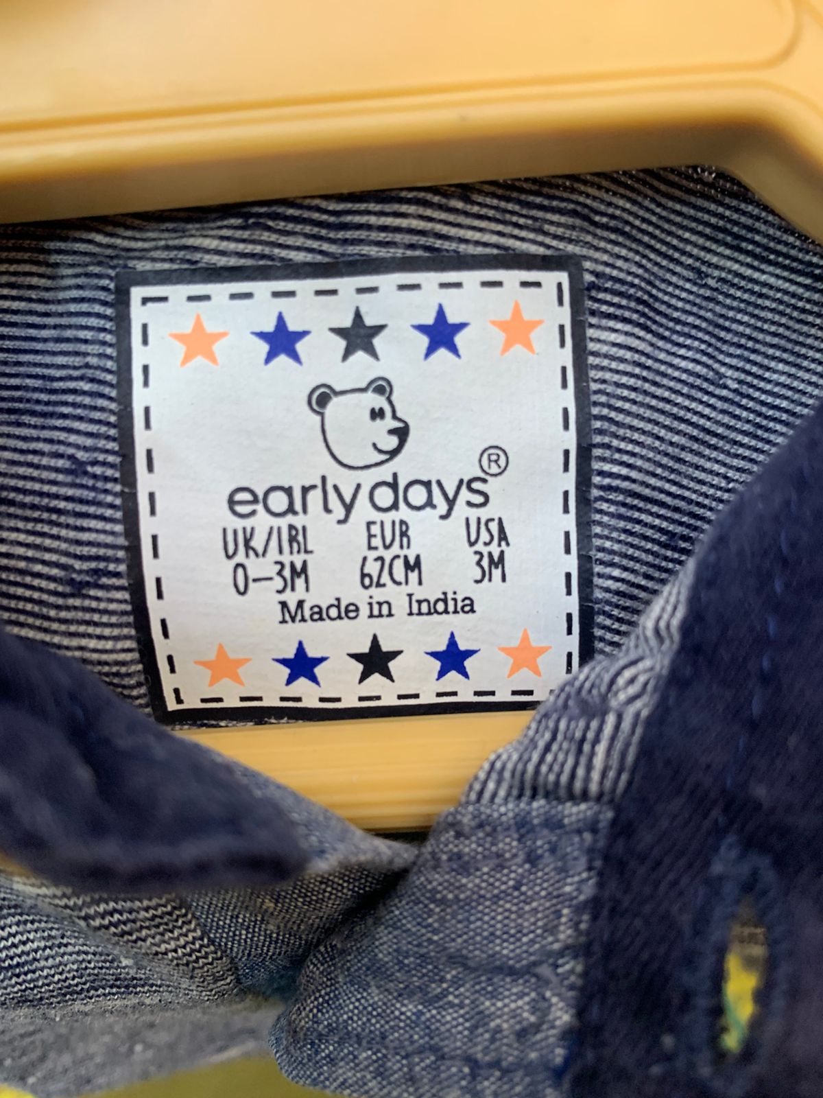Early Days Baby Boy Textured Dotted Polo Shirt - Size 0-3 Months Ab1