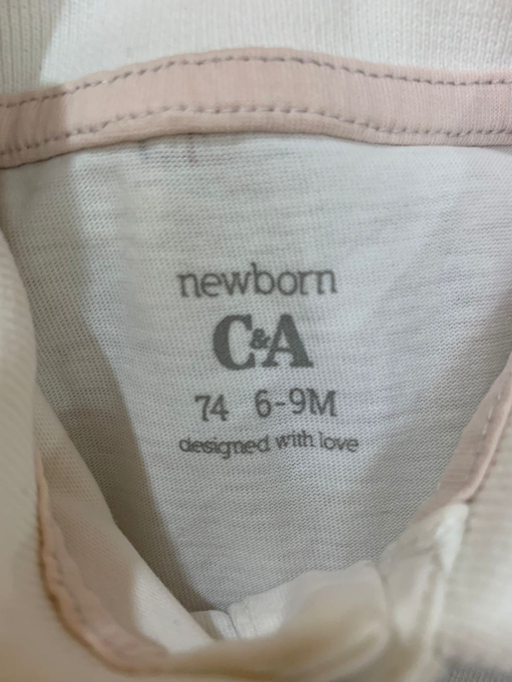 C&A Nautical Beach-Themed Baby Polo - European Brand, Size 6–9 Months AB1