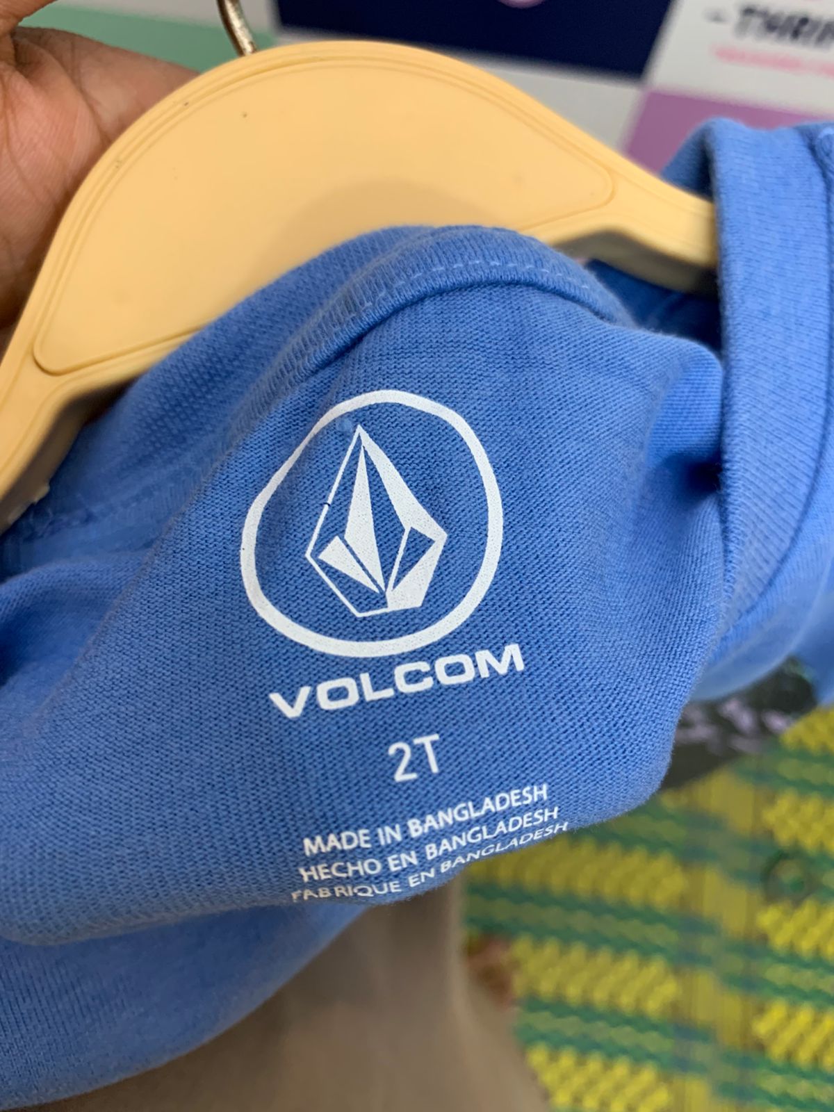 Volcom Toddler Boys' Stone Graphic Tee – Coastal Blue (Size 2T) - NWT AB1