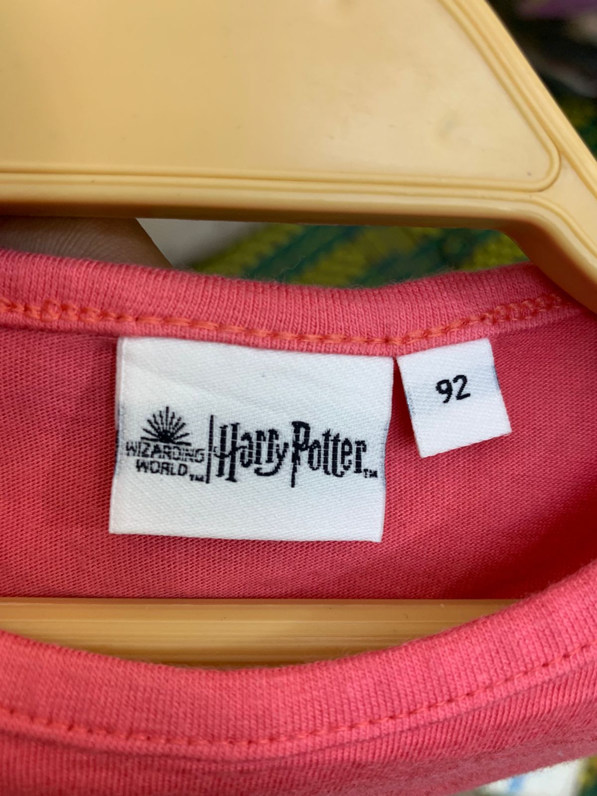 Official Harry Potter x Birba Italy Hedwig Graphic T-Shirt - Coral Pink (12-18 Months) AB1