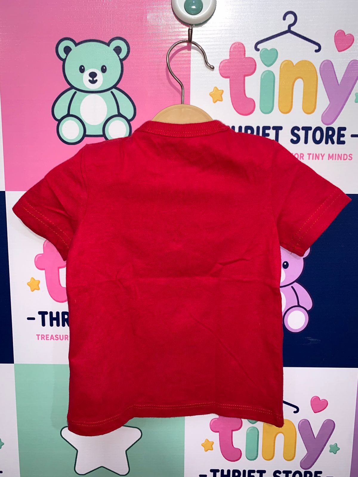 Disney Baby Mickey Mouse Red Christmas T-Shirt - Size 80 (Fits 1 Year) AB1