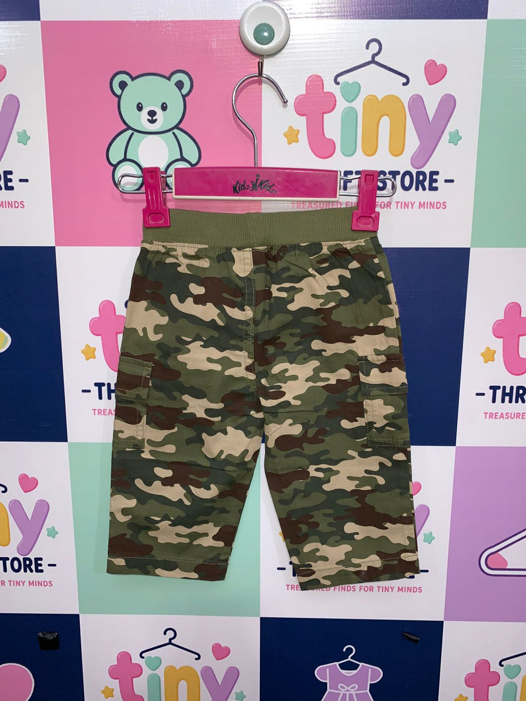 Garanimals Baby Boys Camouflage Cotton Cargo Pants - 6-9 Months AB1