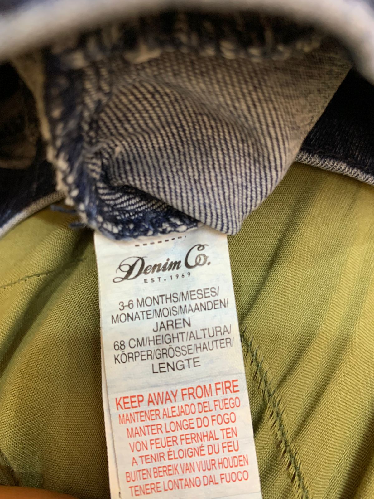 Denim Co. Baby Boys Stretch Denim Jogger Jeans (3-6 Months) AB1
