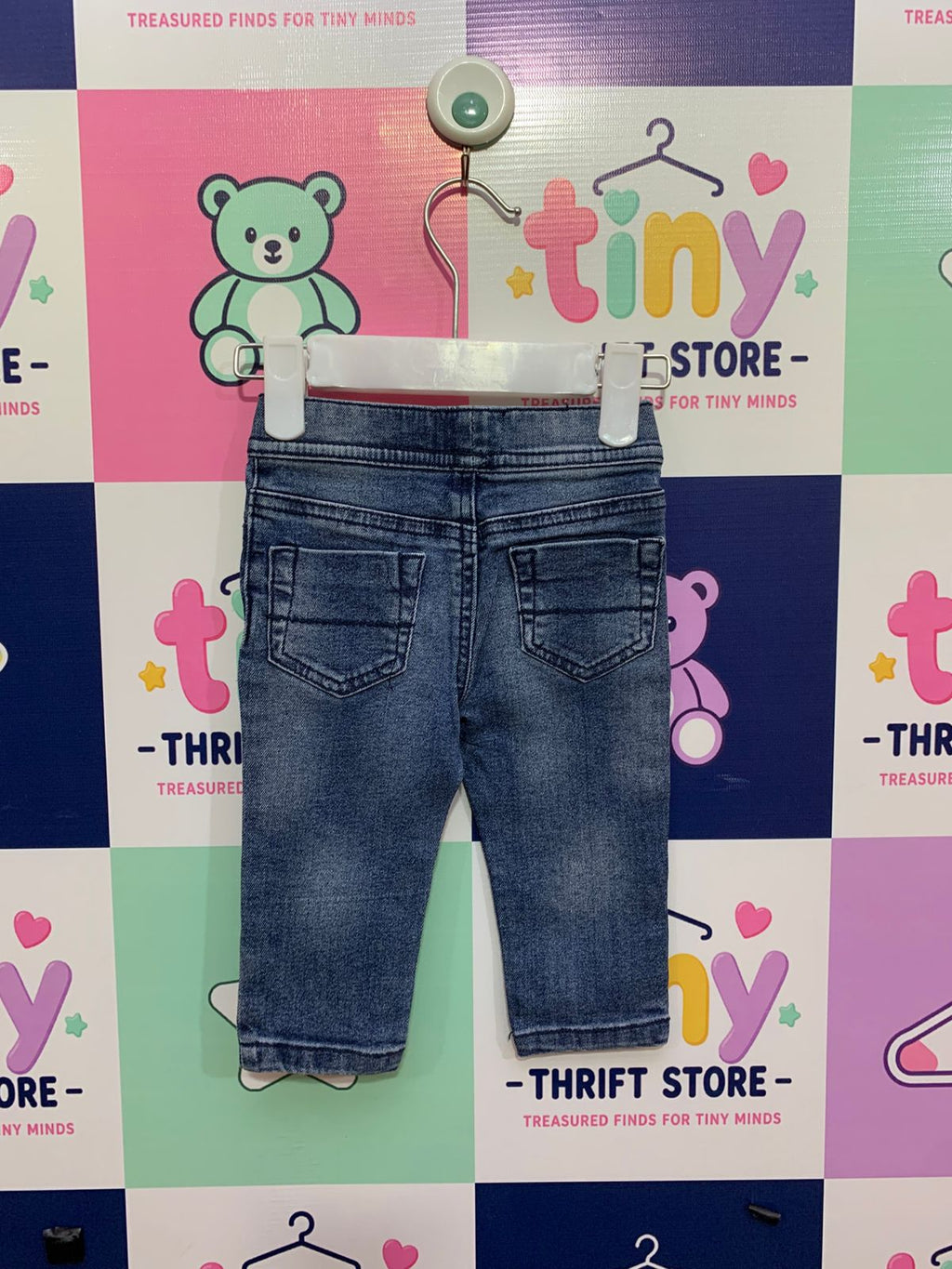 Denim Co. Baby Boys Stretch Denim Jogger Jeans (3-6 Months) AB1