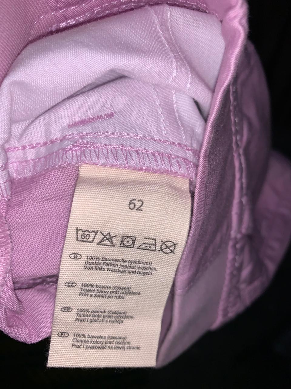 Lindex Baby Girls Pink Heart 0 to 3 month Patch Cotton Trousers AB1