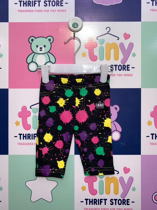 Carter's Baby Girls Multi-Color Floral Print Stretch Leggings 9M AB1