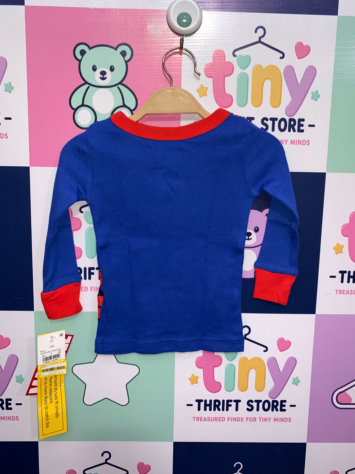 Marvel Spider-Man Long Sleeve Infant Top Size: 12 Months (12M) AB1