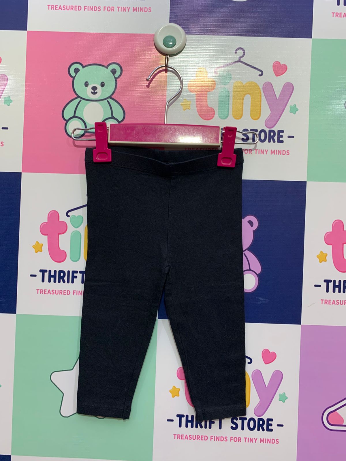 Anko Girls Basic Soft Stretch Leggings - Size 1 (12-18 Months) AB1