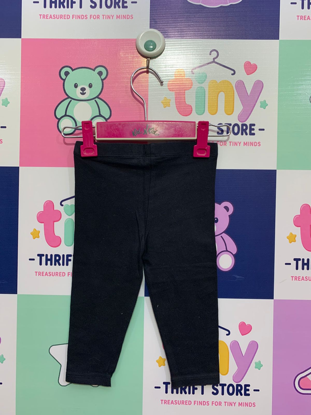 Anko Girls Basic Soft Stretch Leggings - Size 1 (12-18 Months) AB1