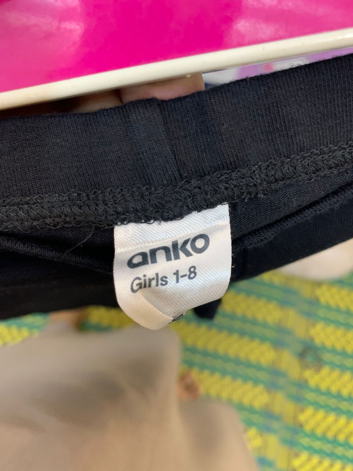 Anko Girls Basic Soft Stretch Leggings - Size 1 (12-18 Months) AB1