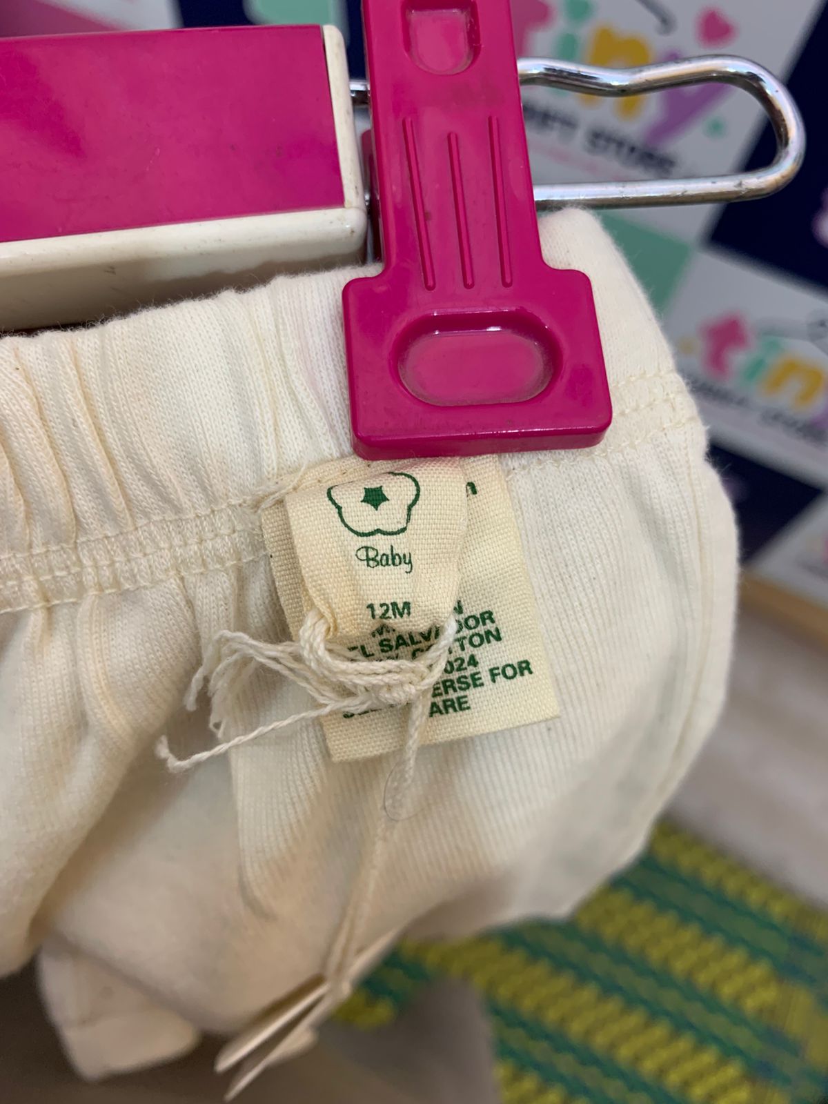 Cotton Edition Baby Soft Organic Cotton Pajama Pants - Size 12M (9-12 Months) AB1