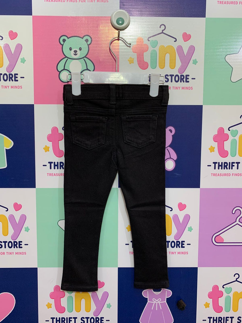 Cat & Jack Toddler Boys' Skinny Fit Jeggings - Black Size 2T AB1