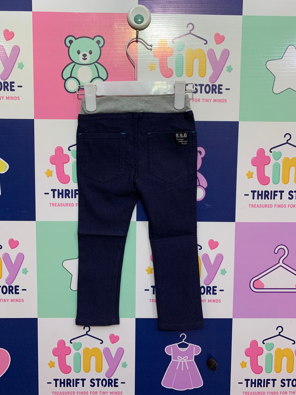 B.S.G Kids Comfort Stretch Jogger Jeans Size: 95 (Suitable for heights approx. 95 cm) AB1