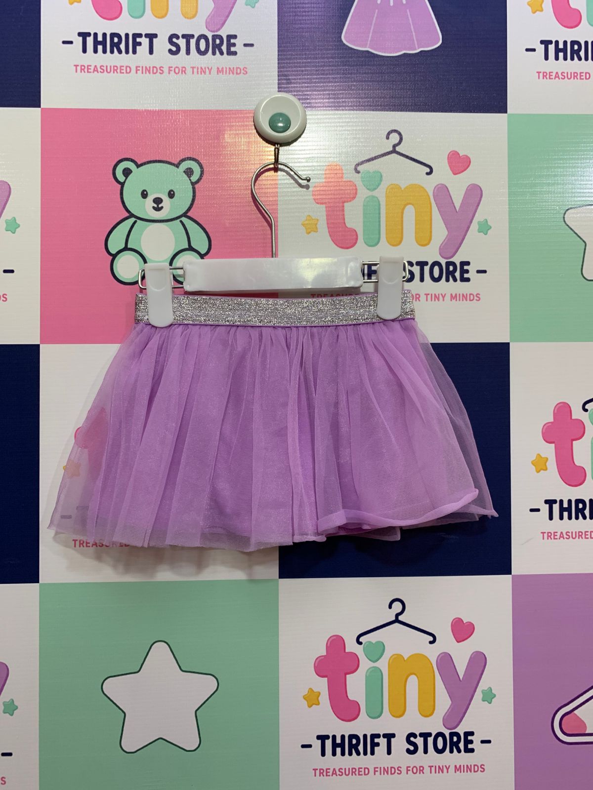 Garanimals Toddler Girl's Light Purple Tulle Tutu Skirt Size: 18 Months (18M) AB1