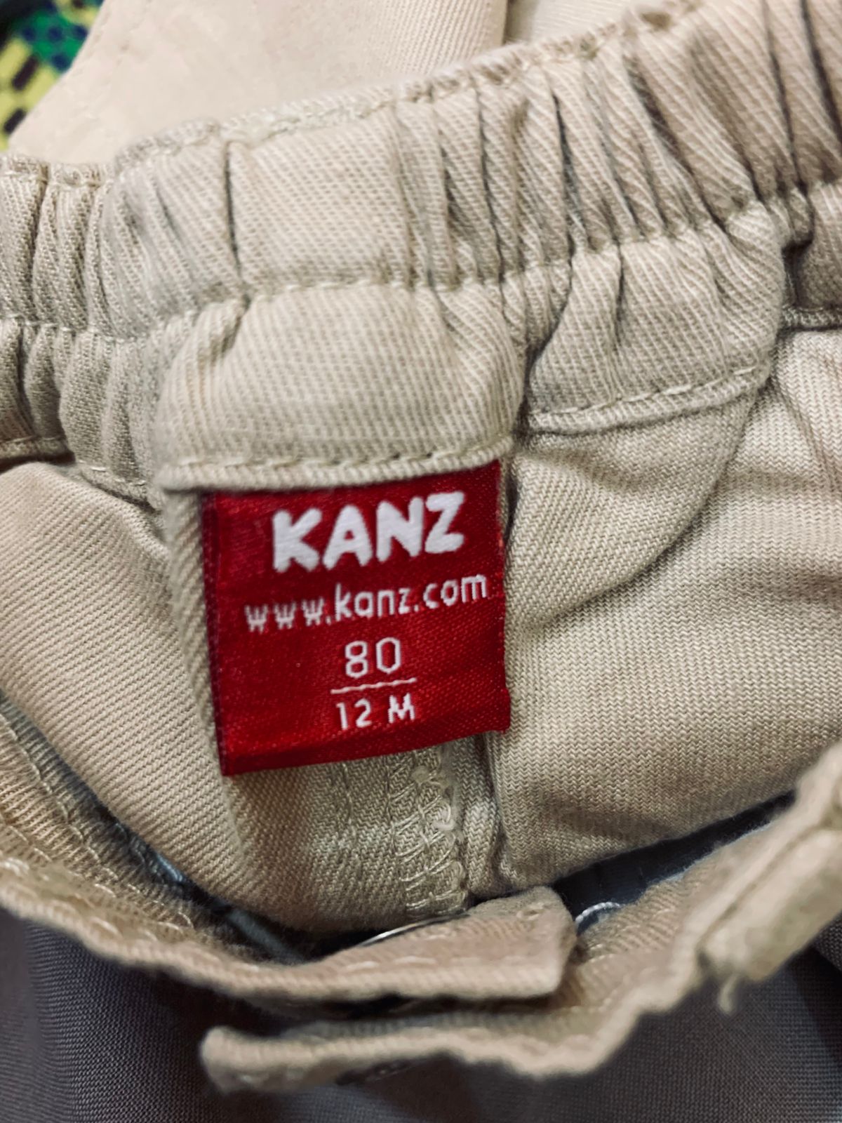 Kanz Baby Boy Multi-Pocket Utility Cargo Pants Size: 12 Months (Size 80) AB1
