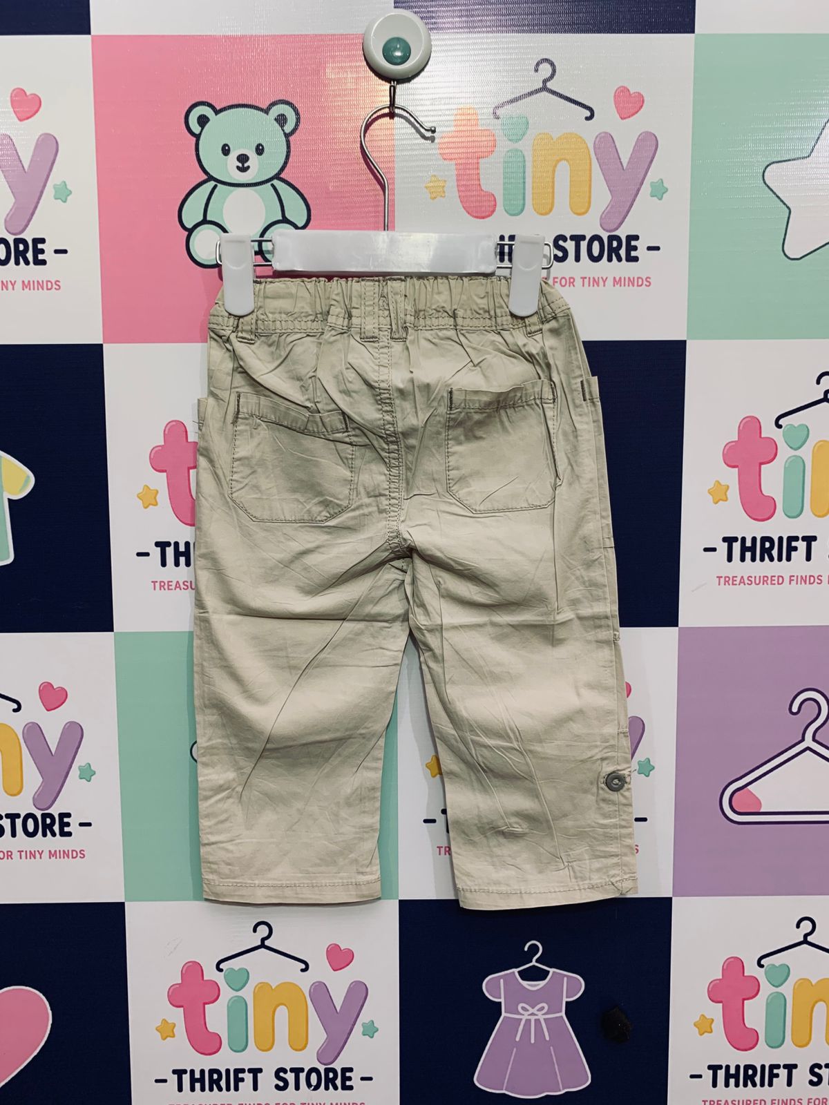 Ergee Baby Boy Safari Graphic Cargo Pants Size: 9-12 Months (Size 80) AB1