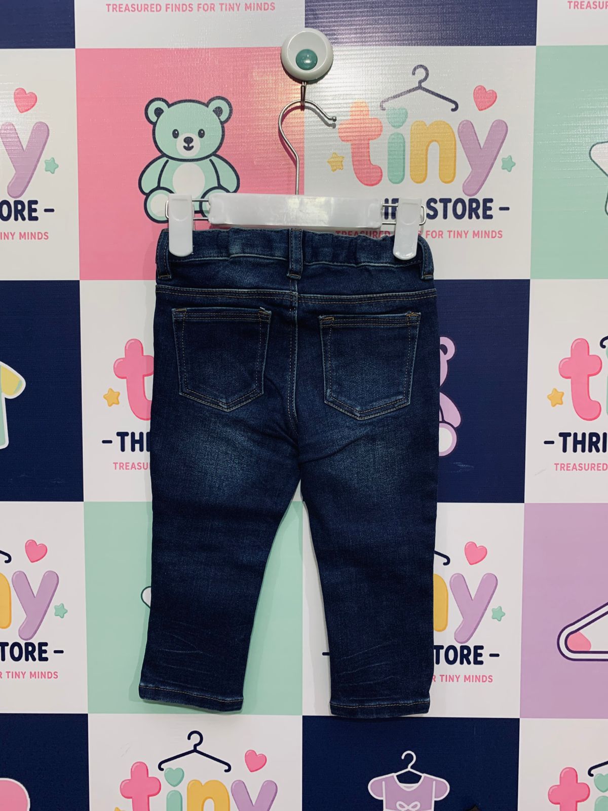 H&M &Denim Baby Boy Slim Fit Dark Wash Jeans AB1