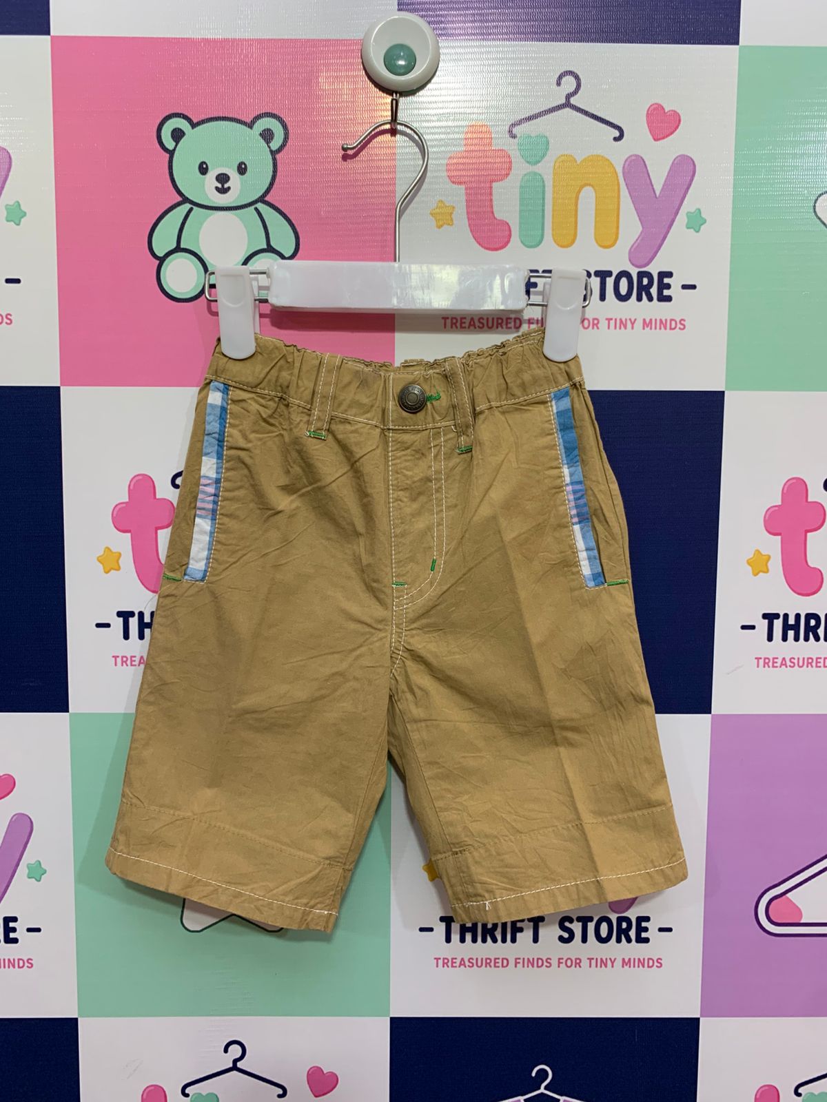 Baby Gap Toddler Khaki Canvas Shorts Size 2 Years AB1