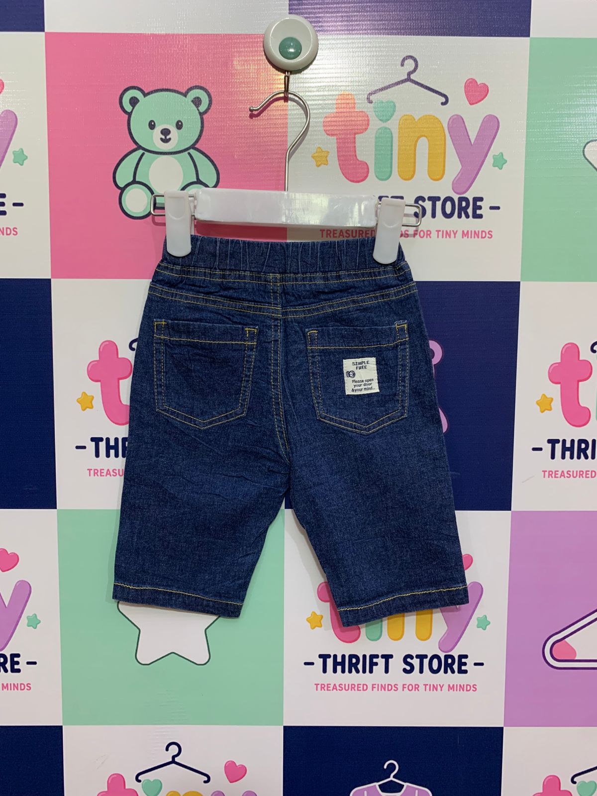 Simple Free Toddler Denim Shorts Size 80 (12-18 Months) AB1
