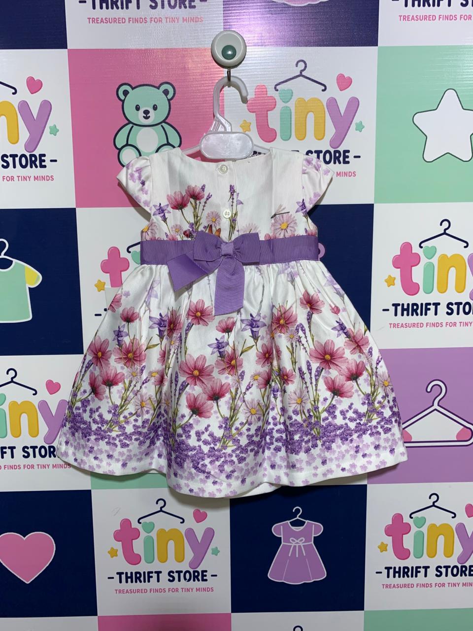 Blueberi Boulevard Infant Floral & Butterfly Dress - Size 18M (Fits 1.5 Years Old) AB1