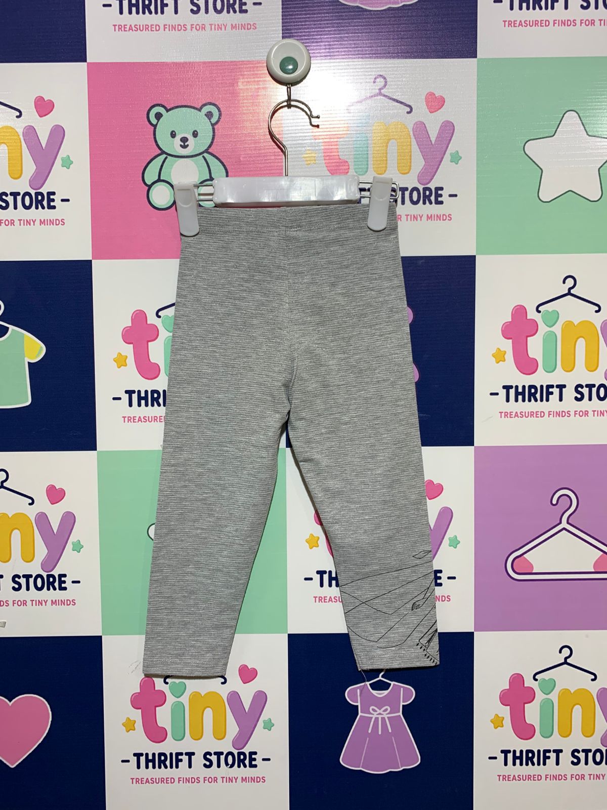 George at ASDA Disney Frozen II Shimmer Leggings - Size 2-3 Years AB1