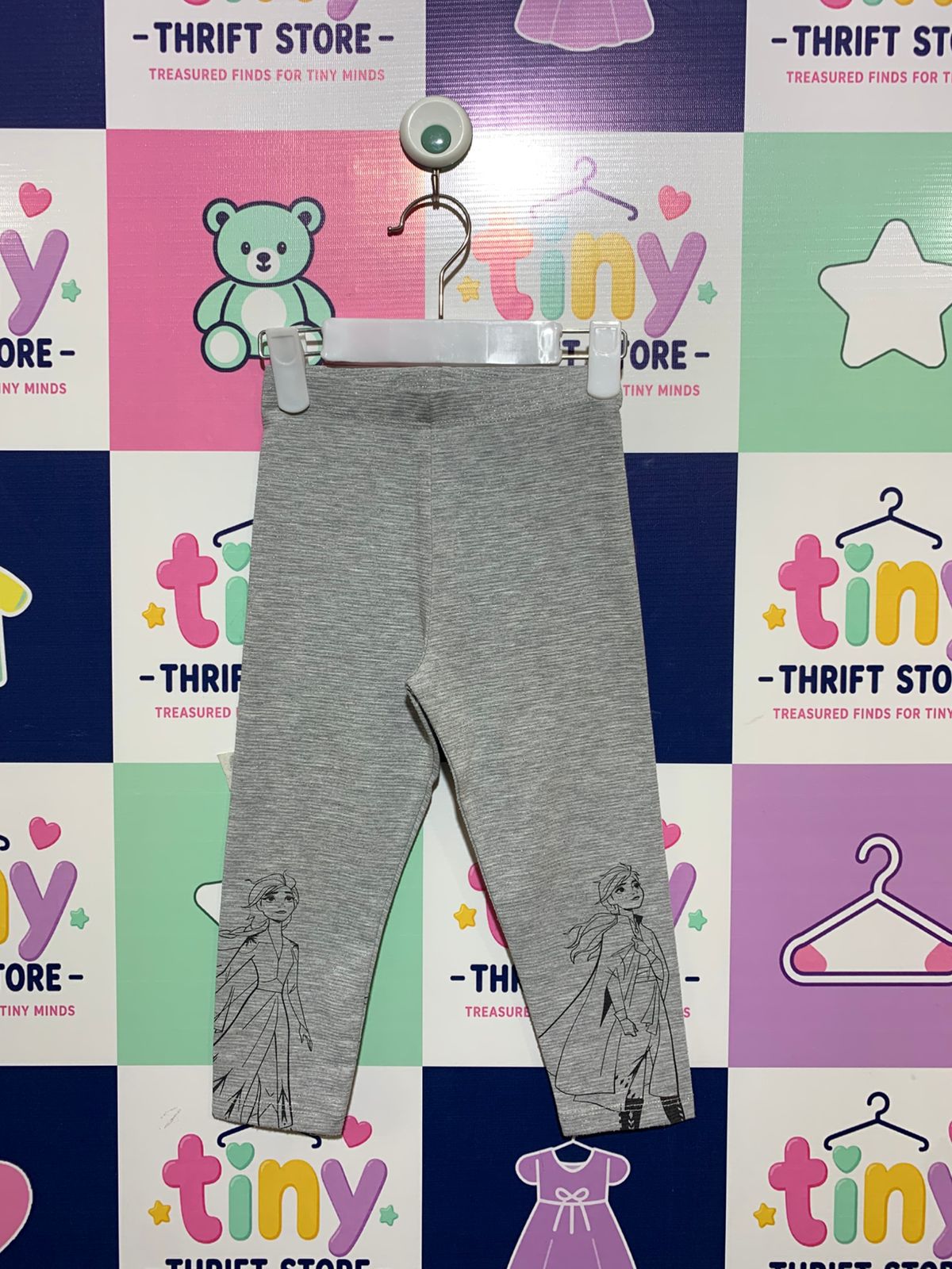George at ASDA Disney Frozen II Shimmer Leggings - Size 2-3 Years AB1