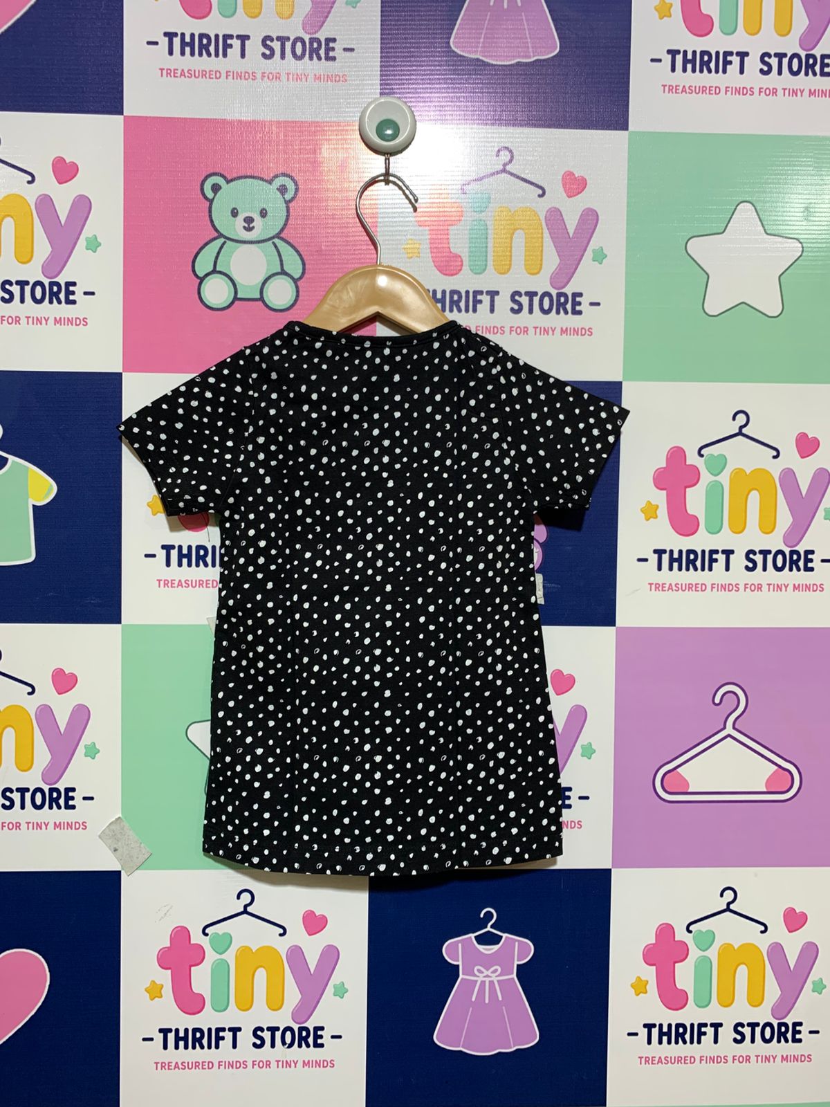 Lupilu Toddler Girls Zebra Polka Dot T-Shirt - Size 2-4 Years AB1