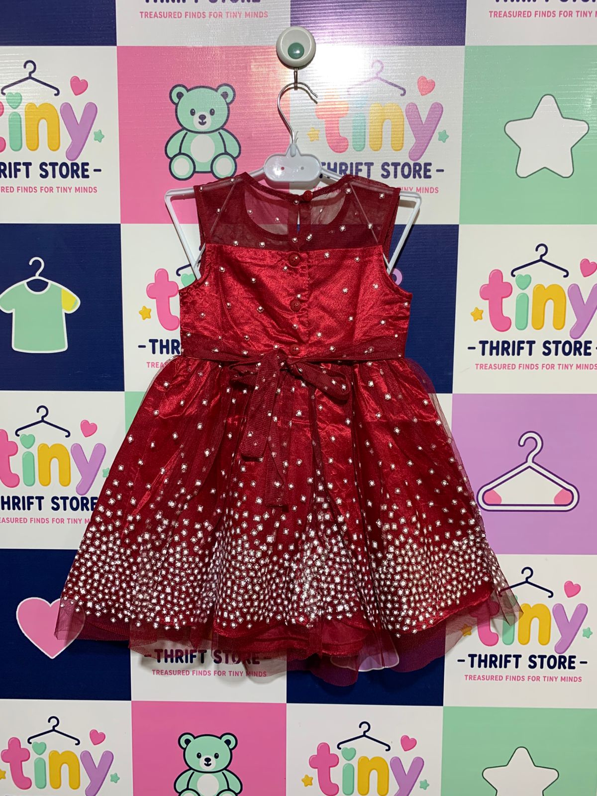 Jona Michelle Toddler Girls Sparkling Tulle Party Dress - Size 4T AB1
