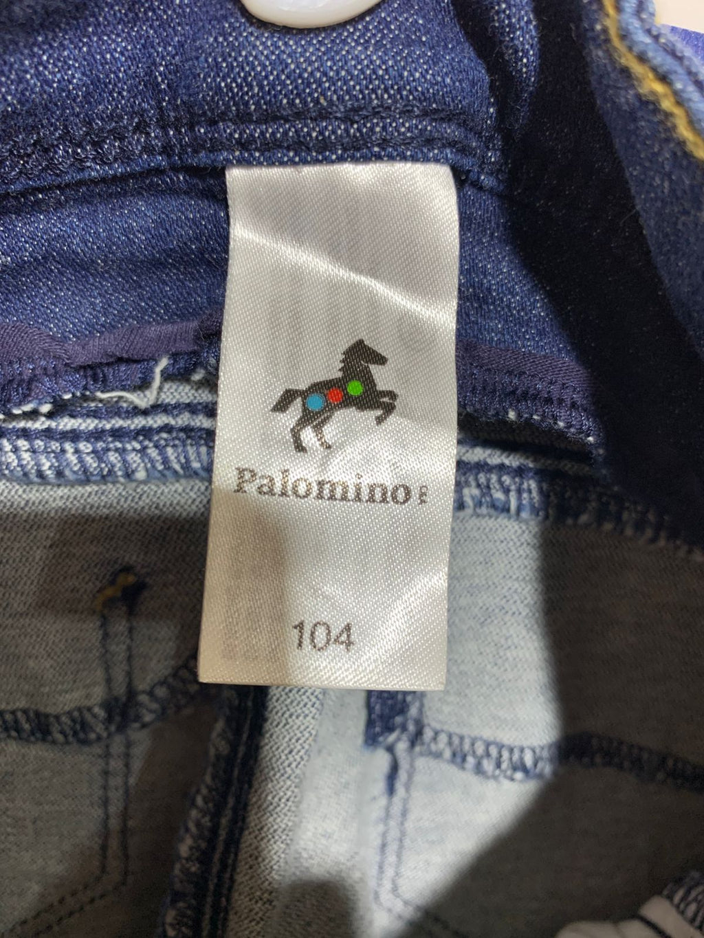 Palomino & Petit Main Girls' Dark Wash Sequin Patch Skinny Jeans - Size 3-4 Years AB1