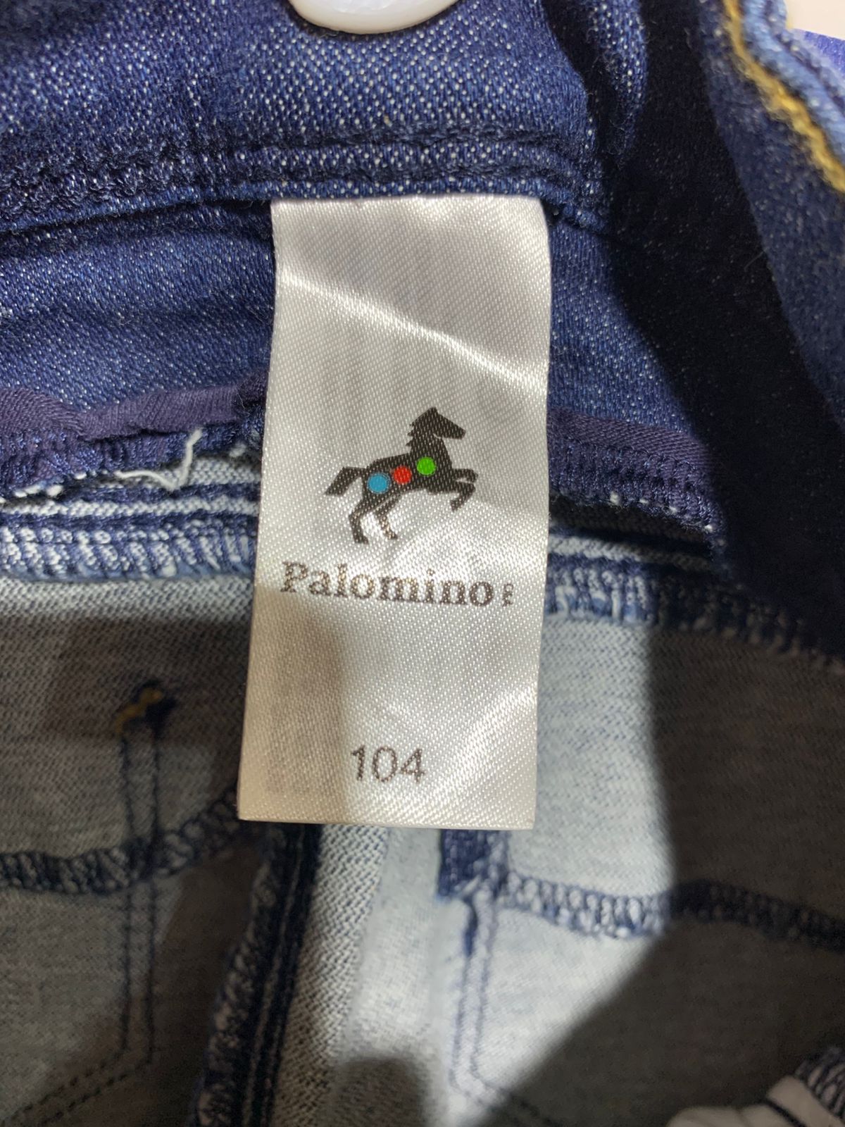 Palomino & Petit Main Girls' Dark Wash Sequin Patch Skinny Jeans - Size 3-4 Years AB1
